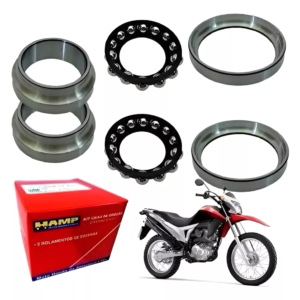 Caixa Direção Para Honda Bros 150 2003 A 2014 - Hamp