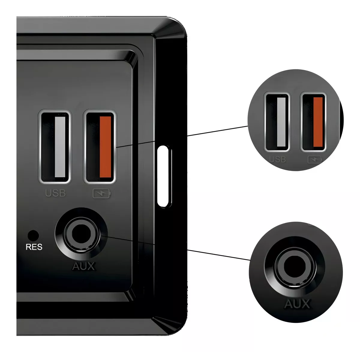 Rádio Mp3 Automotivo Fm Bluetooth Carregador Dual Usb Cartão - Image 4