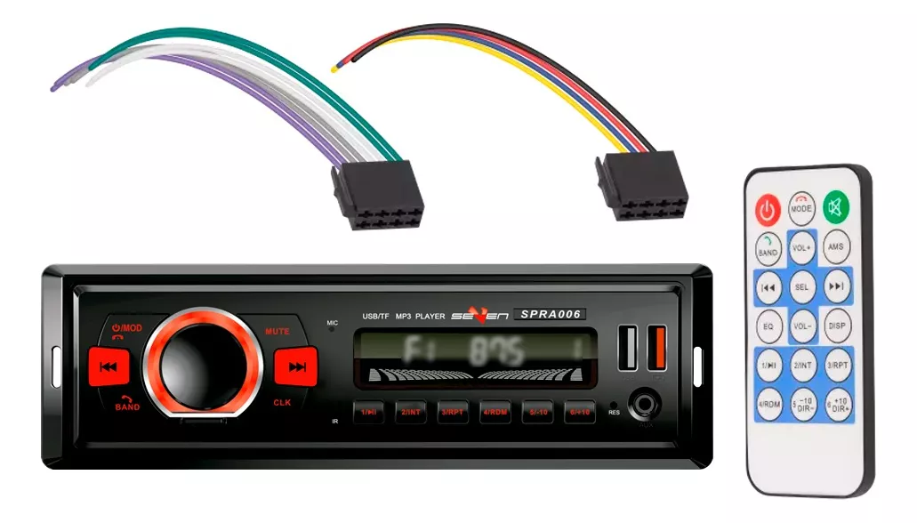 Rádio Mp3 Automotivo Fm Bluetooth Carregador Dual Usb Cartão - Image 5